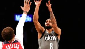 Platz 6: PATTY MILLS | Team: Brooklyn Nets | Alter: 33 Jahre | Status: Player Option | Gehalt 21/22: 6,03 Millionen | Stats 21/22: 11,4 Punkte und 2,3 Assists bei 40,8 Prozent FG und 40,0 Prozent Dreier in 29,0 Minuten (81 Spiele).