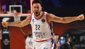 Platz 14: VASILIJE MICIC | Team: Anadolu Efes (Rechte bei OKC Thunder) | Gehalt 21/22: rund 3 Mio. Euro | Stats 21/22 EuroLeague: 18,2 Punkte und 4,6 Assists bei 46,1 Prozent FG und 33,9 Prozent Dreier in 30,2 Minuten (34 Spiele)