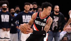 Platz 4: ANFERNEE SIMONS | Team: Portland Trail Blazers | Alter: 23 | Status: Restricted Free Agent | Gehalt 21/22: 3,9 Mio | Stats 21/22: 17,3 Punkte, 2,6 Rebounds und 3,9 Assists bei 44,3 Prozent FG und 40,5 Dreier in 29,5 Minuten (57 Spiele)