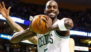 KEVIN GARNETT: KG spielte in seiner Karriere für drei verschiedene Teams, er zählt dennoch zu den loyalsten Superstars seiner Zeit. 2012 bekam er von den Boston Celtics die Veto-Klausel, doch nur ein Jahr später standen in Boston die Zeichen auf Rebuild.