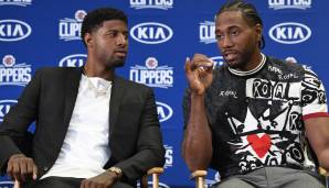 Kawhi Leonard und Paul George spielen seit 2019 zusammen für die L.A. Clippers.