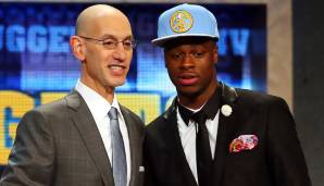 EMMANUEL MUDIAY - 7. Pick 2015: Der höchste Pick im Rebuild floppte! Mudiay sollte der Spielmacher der Zukunft werden, wurde aber schon 2018 nach New York getradet. Heute nicht einmal mehr in der NBA.