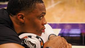 Russell Westbrook kam gegen die Sacramento Kings nur von der Bank.