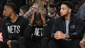 Ben Simmons (r.) hat einen enttäuschenden Saisonstart mit den Nets hinter sich.