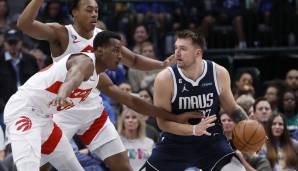 Luka Doncic führt die Mavs gegen Toronto zum dritten Sieg in Folge.