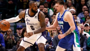 Zwei der ganz großen Fan-Favoriten im All Star Voting: LeBron James (l.) und Luka Doncic.