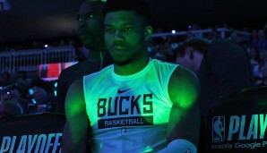 Giannis Antetokounmpo spielt seit 2013 für die Milwaukee Bucks.