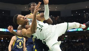 Giannis Antetokounmpo erzielte gegen die Pacers 64 Punkte.