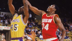 Hakeem Olajuwon, Houston Rockets, Magic Johnson, Los Angeles Lakers