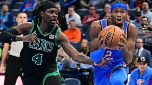 Shai Gilgeous-Alexander erzielte gegen die Boston Celtics 36 Punkte.