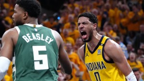 Die Indiana Pacers haben erstmals seit zehn Jahren wieder eine Playoff-Serie gewonnen.