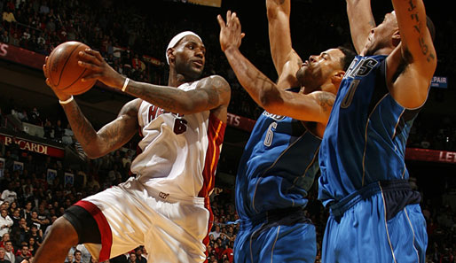 Tyson Chandler und Shawn Marion (r.): Wie sieht der Plan gegen LeBron James aus?