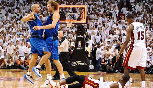 Dirk Nowitzki und die Mavericks feierten einen der größten Comeback-Siege der Finals-Geschichte