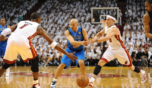 Mavs-Point-Guard Jason Kidd liefert in den diesjährigen Playoffs im Schnitt 7,4 Assists pro Spiel