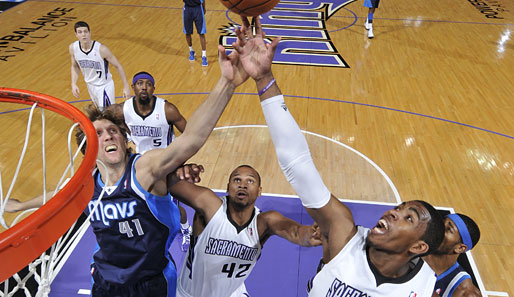 Dirk Nowitzki erzielte bei der Mavs-Pleite in Sacramento nur 13 Punkte