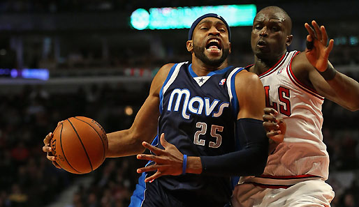 Vince Carter und die Mavericks haben acht der letzten elf Spiele verloren