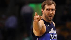 Dirk Nowitzki spielt seine 20. NBA-Saison bei den Dallas Mavericks