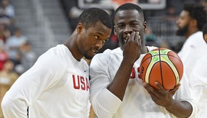 Harrison Barnes und Draymond Green waren bei den Warriors Teamkollegen