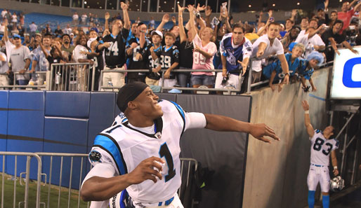 Ein Publikumsliebling ist Cam Newton in Carolina schon mal