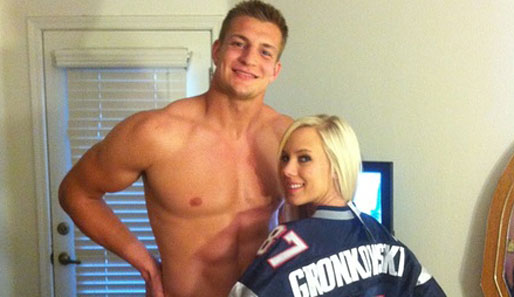 Patriots-Star Rob Gronkowski und BiBi Jones...