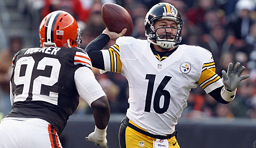 Roethlisberger-Vertreter Charlie Batch leistete sich gegen Cleveland drei Interceptions