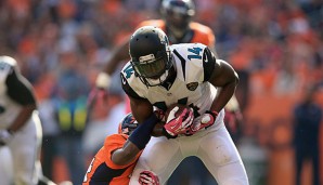 Justin Blackmon wurde bis zum Ende der Saison gesperrt