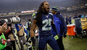 On Fire: Richard Sherman steht am Sonntag im Super Bowl