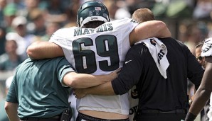 Evan Mathis muss nach seiner Verletzung wohl länger aussetzen