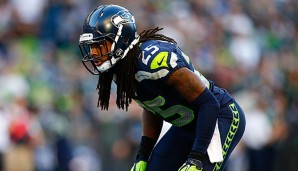 Auf der Lauer: Richard Sherman wünscht sich mehr Bindung zum Spiel der Seahawks