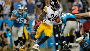 Le'Veon Bell (M.) lieferte gegen die Panthers starke 147 Yards ab