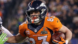 Wes Welker könnte am Wochenende schon wieder für die Denver Broncos spielen