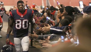 Andre Johnson steht bei den Houston Texans vor dem Absprung