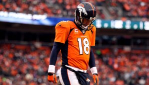 Peyton Manning muss Abstriche machen