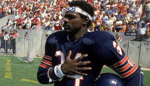 Walter Payton gilt als einer der besten Running Backs in der Geschichte der NFL