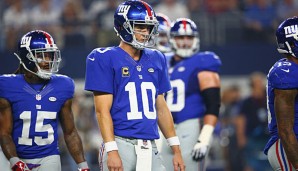 Die Giants haben die ersten beiden Partien verbockt - Manning war dabei nicht unschuldig