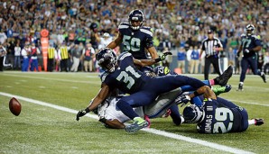 Kam Chancellor (l.) rettet den Seattle Seahawks kurz vor Schluss den Sieg