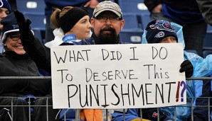 Die Fans der Tennessee Titans haben seit Jahren wenig zu lachen