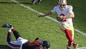 49ers-(Interims-)Quarterback Blaine Gabbert zeigte in Chicago seine Sprinter-Qualitäten