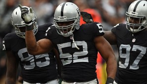 Khalil Mack (M.) wurde als erster Spieler überhaupt auf zwei Positionen ins All-Pro Team gewählt