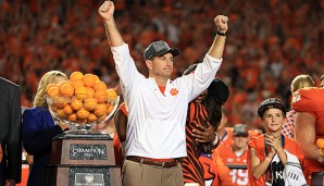 Dabo Swinney will gegen seine große Liebe den größten Triumph seiner Karriere feiern