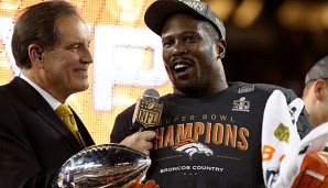 Linebacker Von Miller wurde für seine herausragende Leistung zum Super-Bowl-MVP gewählt