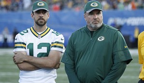 Aaron Rodgers und Mike McCarthy machten sich selbst ein Bild vom Zustand des Platzes