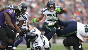 Thomas Rawls gelangen 2015 5,6 Yards pro Run sowie vier Touchdowns in 13 Spielen