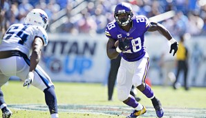 Adrian Peterson erlitt im Spiel gegen die Green Bay Packers eine Sehnenverletzung