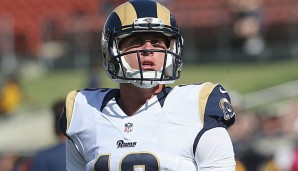 Jared Goff war der Top-Pick des vergangenen Drafts - in L.A. wird er vorerst nur die Nummer 3 sein