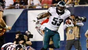 Nigel Bradham verzeichnete über die ersten beiden Spiele zehn Tackles und eine Interception