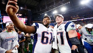 Marcus Cannon (l.) spielt seit 2011 für die New England Patriots