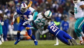 Jay Ajayi musste von den Bills einiges einstecken - war aber dennoch nicht zu bremsen