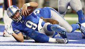 Matthew Stafford wird künftig einen Handschuh zum Schutz seines Mittelfingers tragen müssen