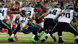 Russell Wilson hatte hinter seiner Offensive Line in dieser Saison kein einfaches Spiel